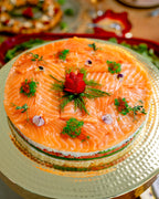 Cake Stand Gold Dxh 36x25cm
