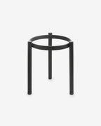 Round riser medium black metal 24x26.5