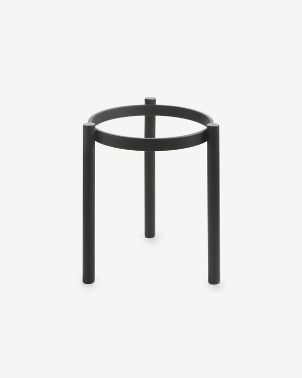 Round riser medium black metal 24x26.5