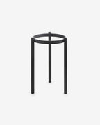 Round riser xl black metal 24x36