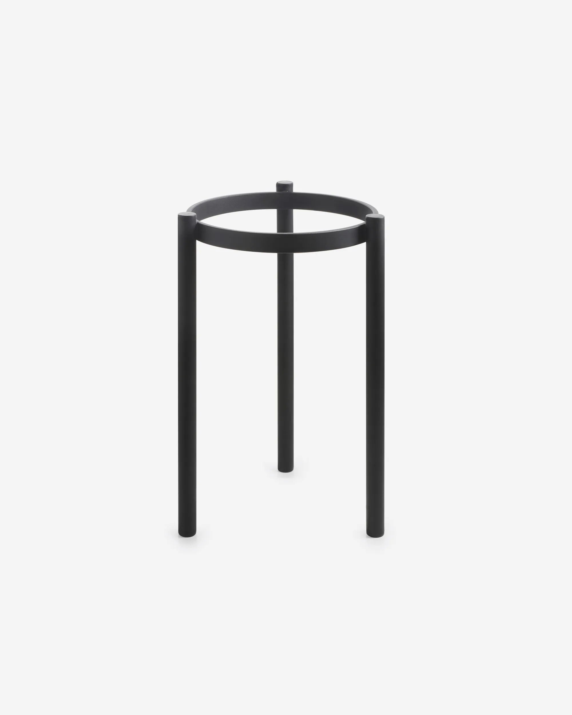 Round riser xl black metal 24x36