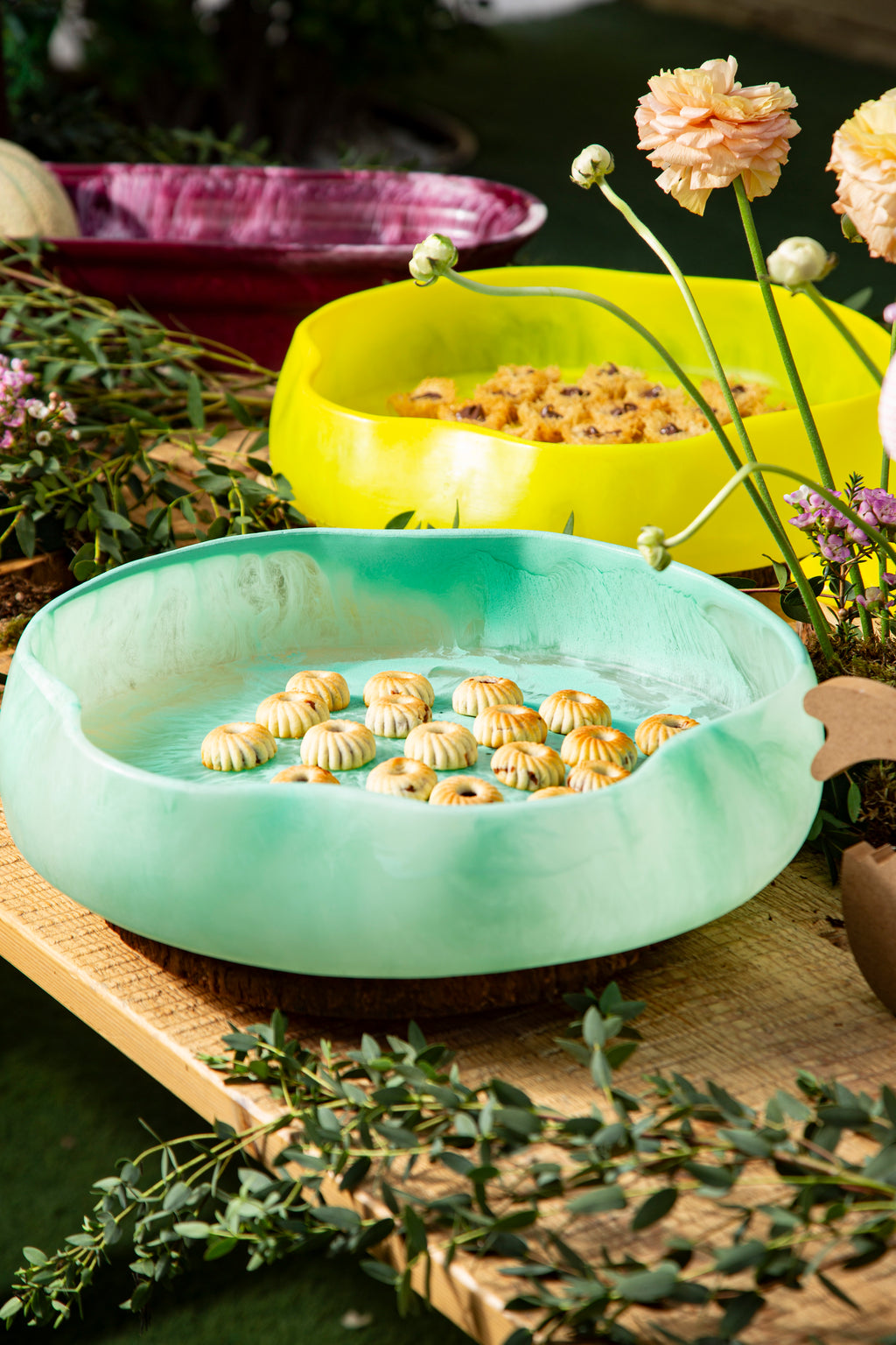 Large Flat Bowl D.38cm