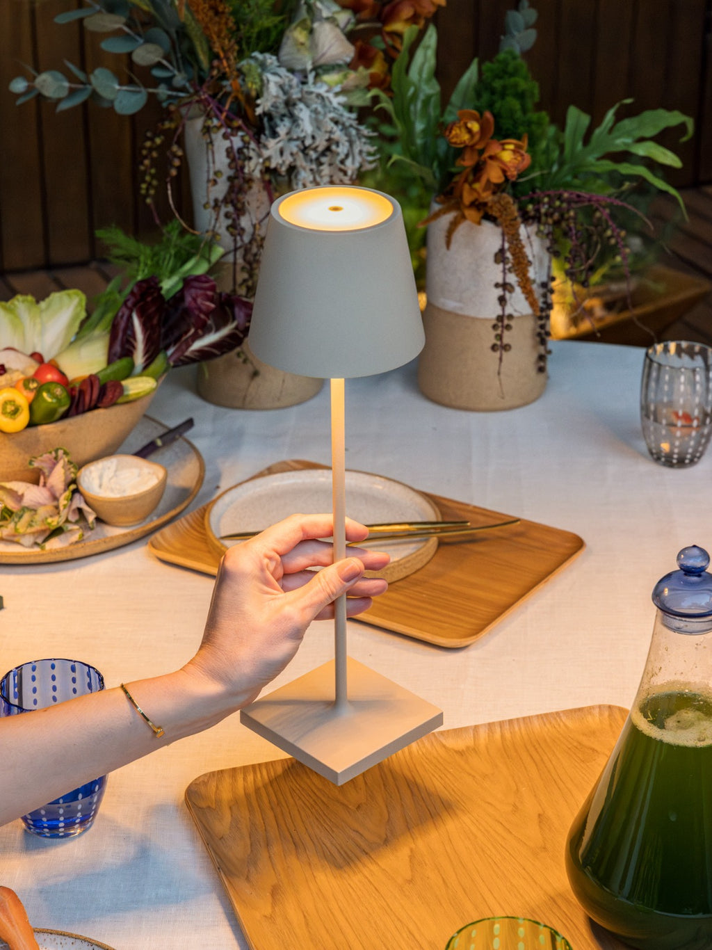 Zafferano Poldina Table Lamp (Matt Sand)