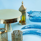 Cake Stand Gold Dxh 36x25cm