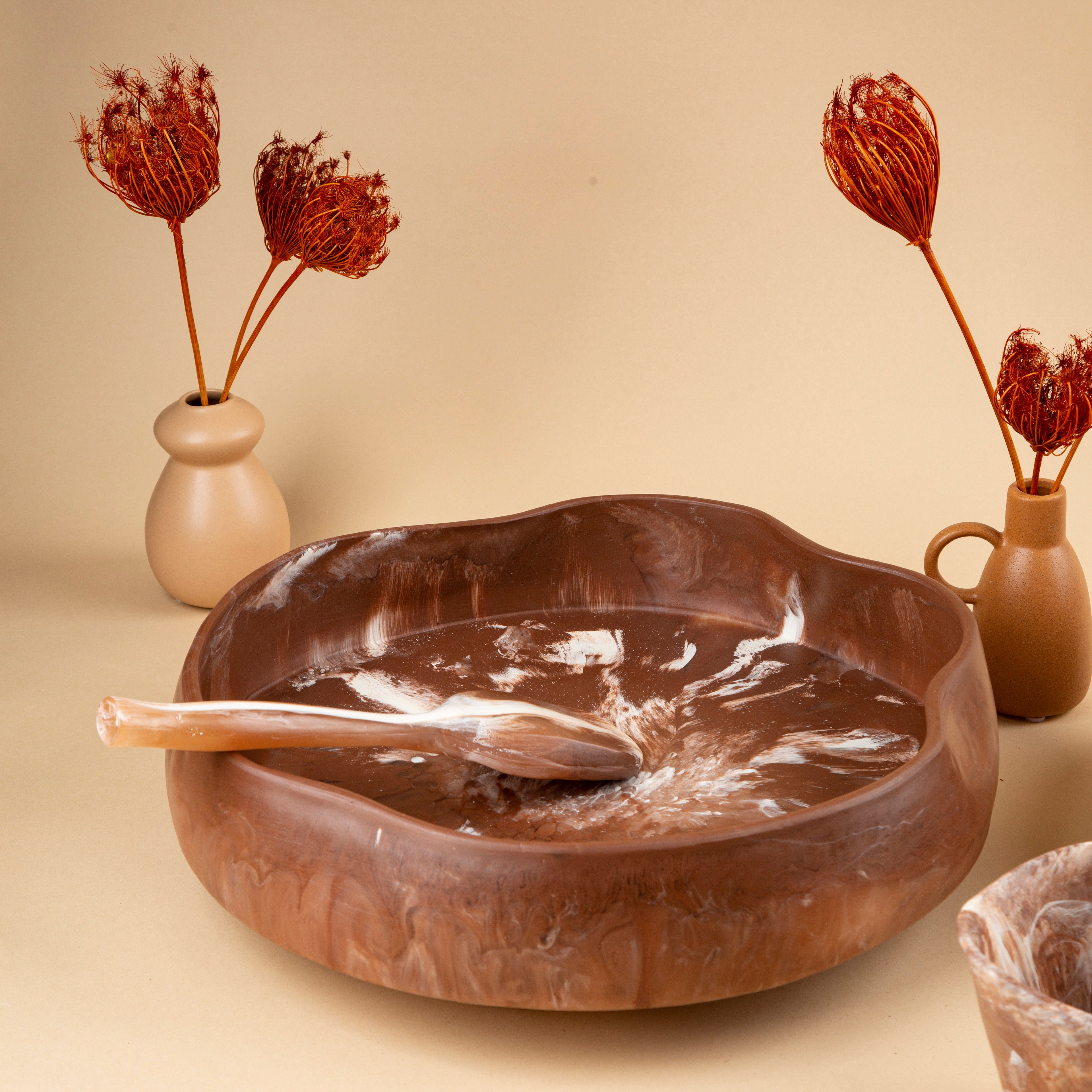 Large Flat Bowl D.38cm