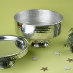 Main course Platter Silver Dxh 40x12cm