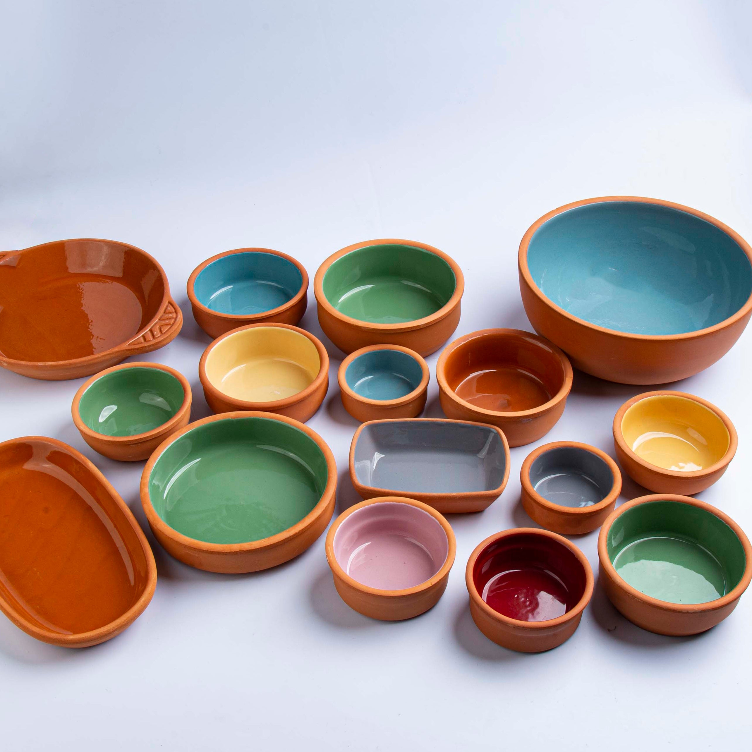 Pottery Ramekin- Natural- LxlxH 13x9x4cm