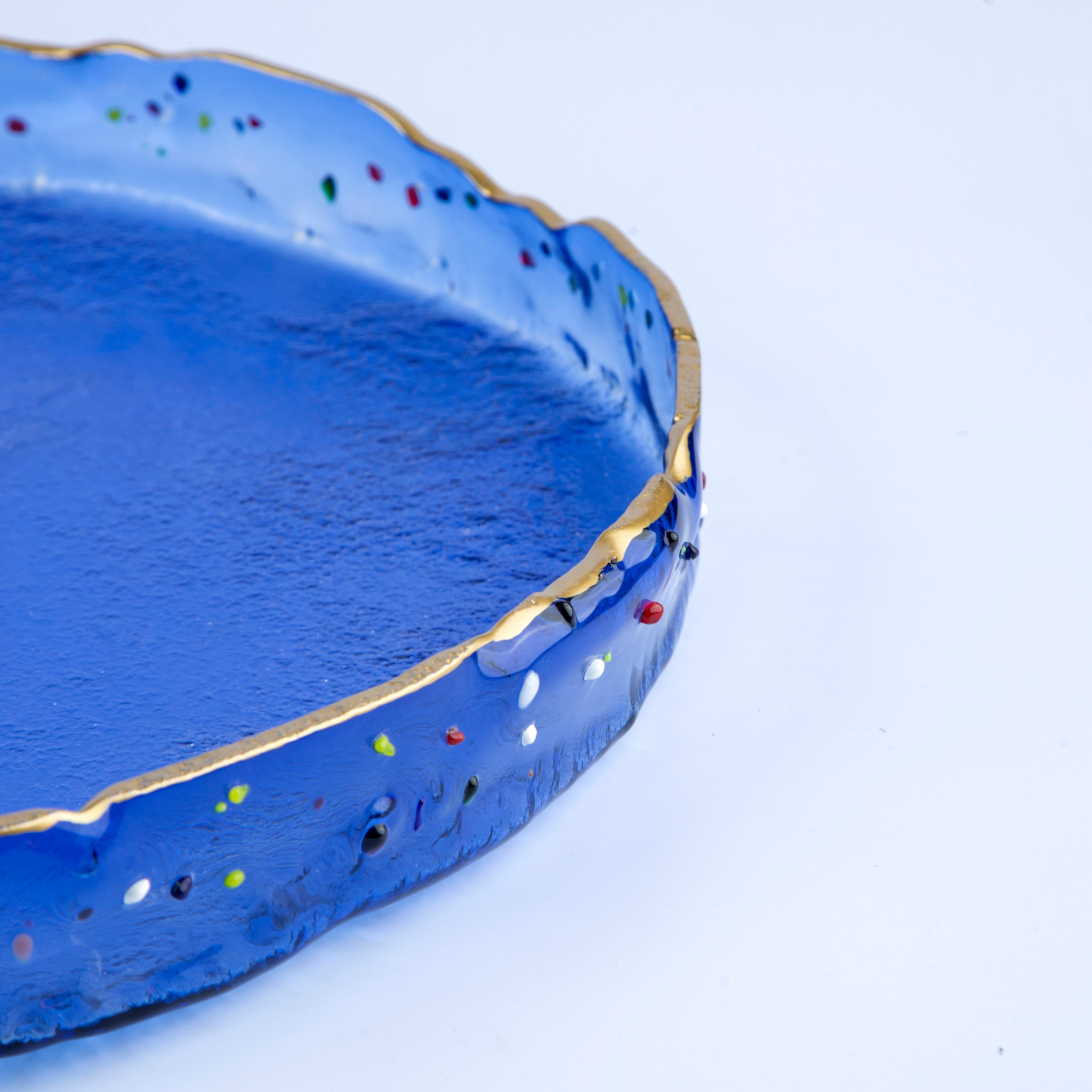 Round Platter 50cm with dots