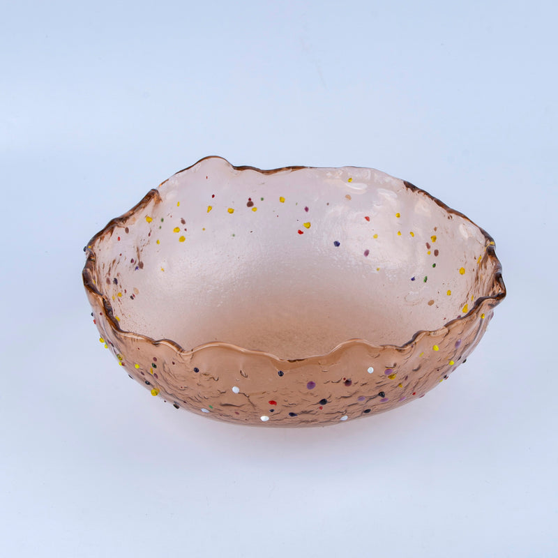 Glass Round Platter D.35cm
