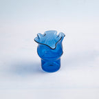 Rose-shaped tumbler -handmade blown glass- Lxl.10x10cm