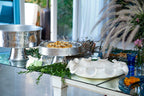 Main course Platter Silver Dxh 40x12cm