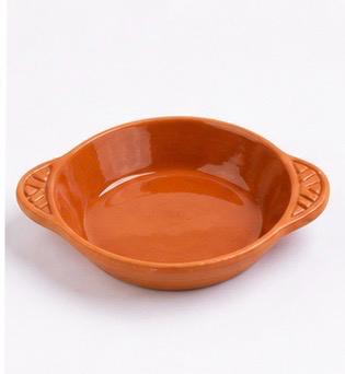 Pottery Pan with handles- Natural- DxHcm 20x5cm