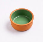 Pottery Ramekin- Green- DxHcm- 8x3.5cm