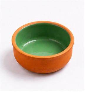 Pottery Ramekin- Green- DxHcm 9.5x4cm-