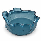 Glass Deep Round Platter Dxh 20x10cm