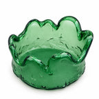 Glass Deep Round Platter Dxh 20x10cm