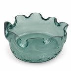 Glass Deep Round Platter Dxh 20x10cm
