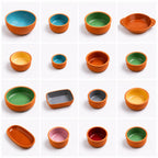 Pottery Ramekin- Light Grey- LxlxH 13x9x4cm