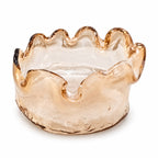 Glass Deep Round Platter Dxh 20x10cm